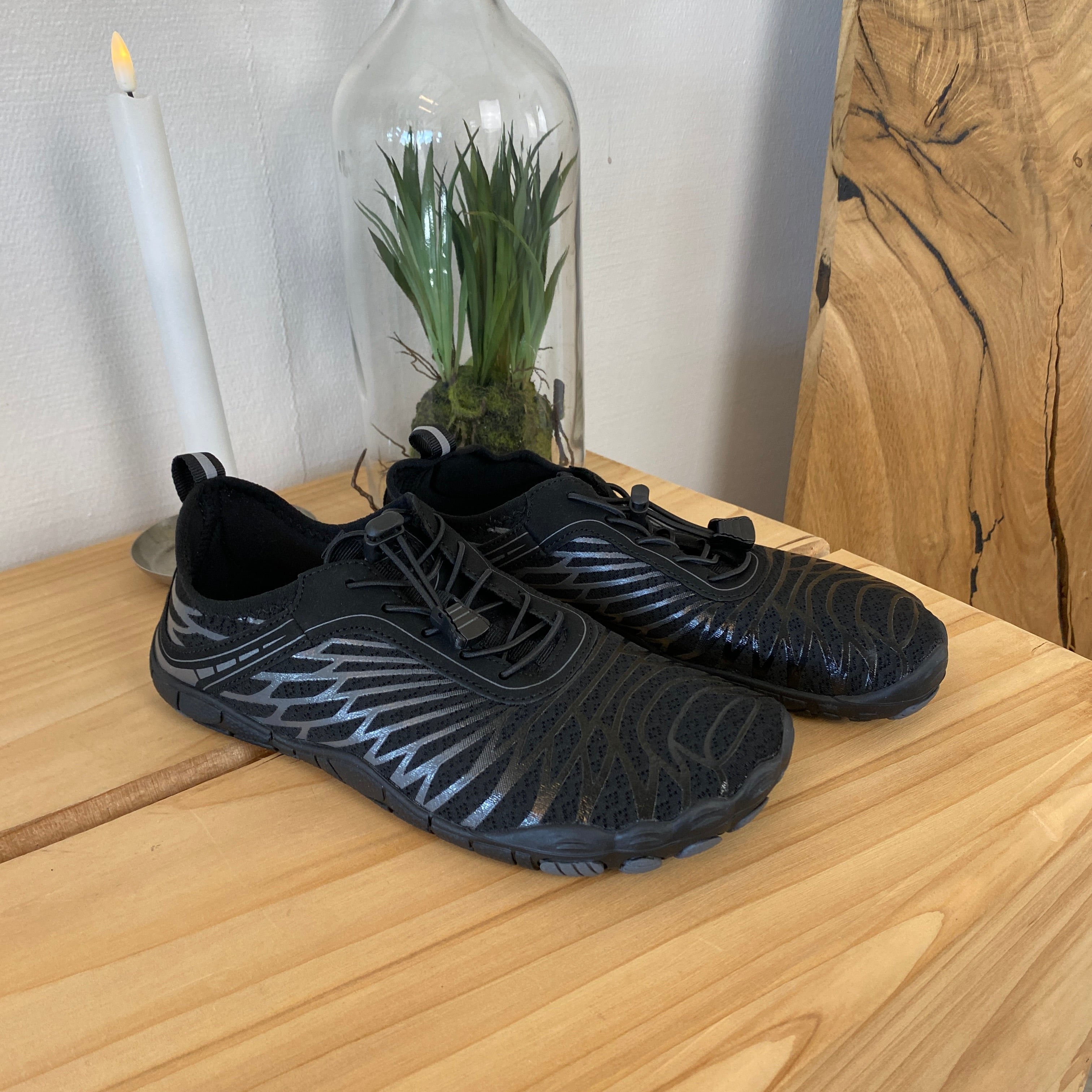 Barefoot-sko i svart