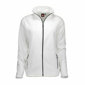 Nybo Hvit Dame Microfleece Cardigan