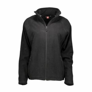 Nybo Sort Dame Microfleece Cardigan Outdoor