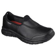 Sorte sklisikre arbeidssko fra Skechers