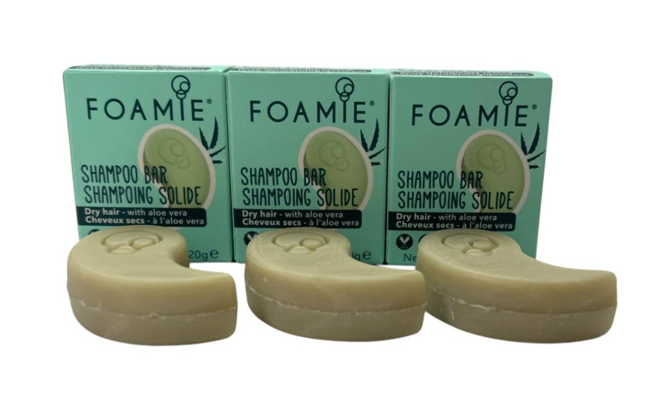 FOAMIE fast sjampo i reisestørrelse