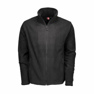 Nybo Sort Herre Shirts & Outdoort Microfleece Cardigan, antipilling, elastisk