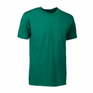Nybo Grønn Herre Basic T-Shirt — Klassisk modell som holder fasongen