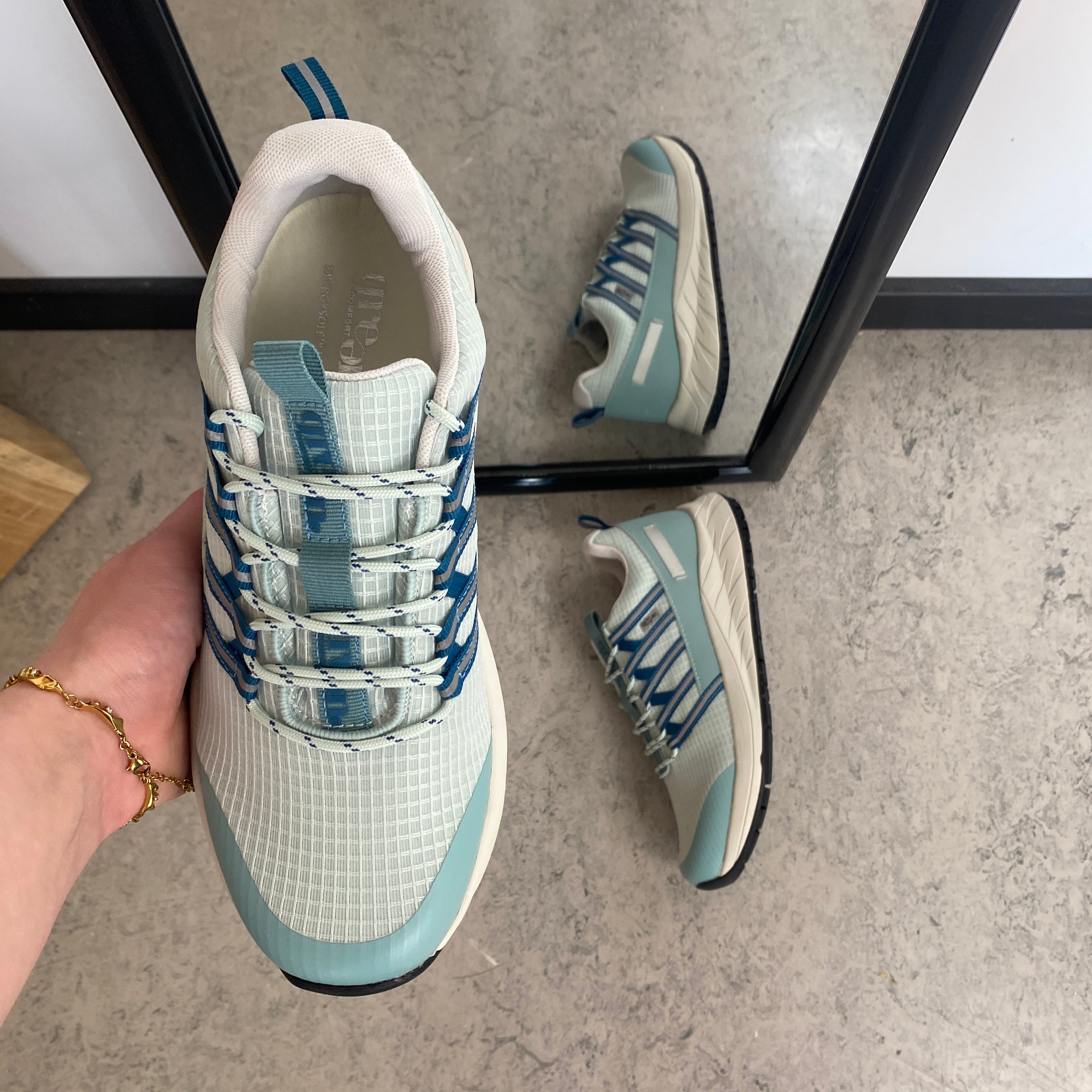 Mint vanntett sko fra Green Comfort med god støtte i fotbuen