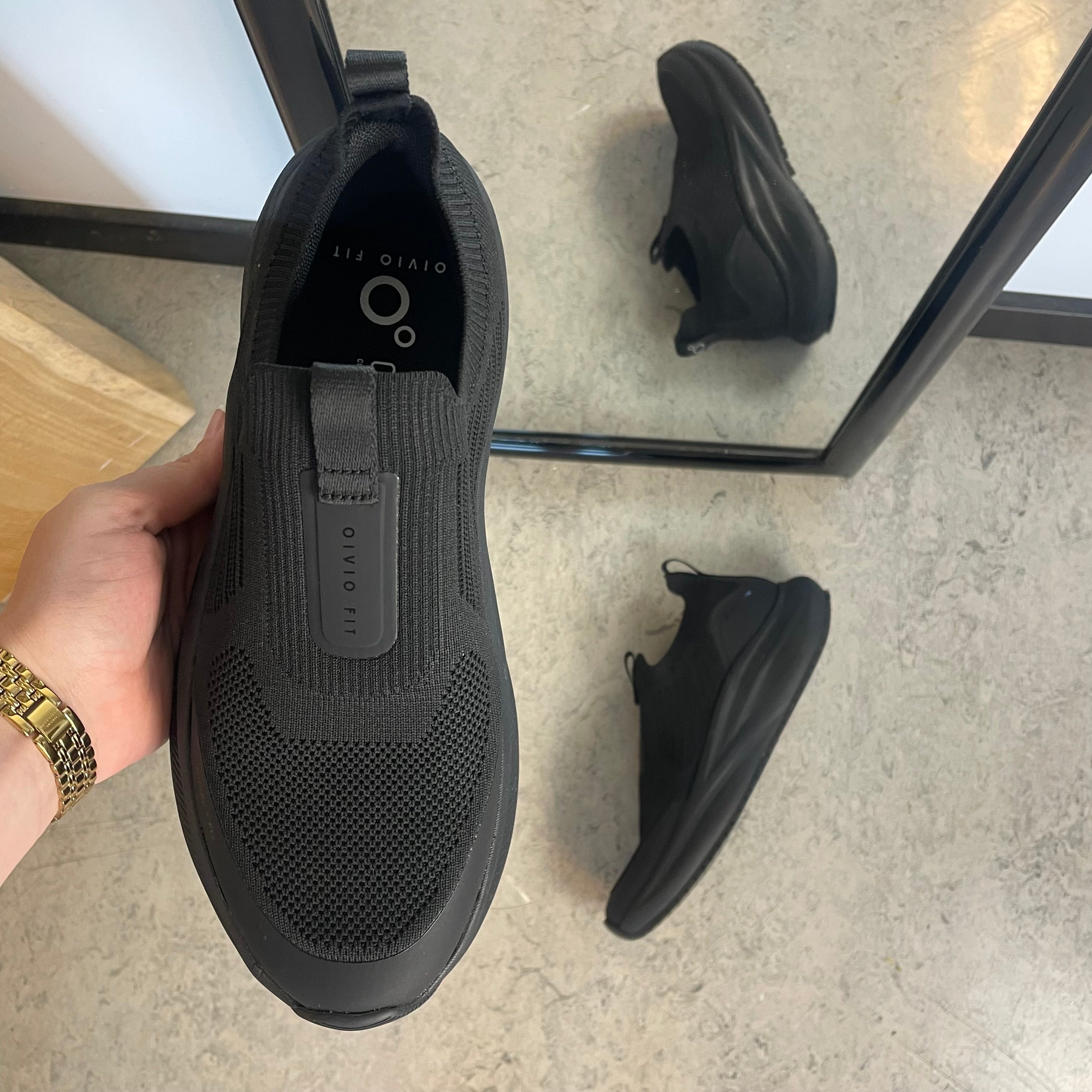 Slip-on arbeidssko med maksimal komfort og sklisikker såle