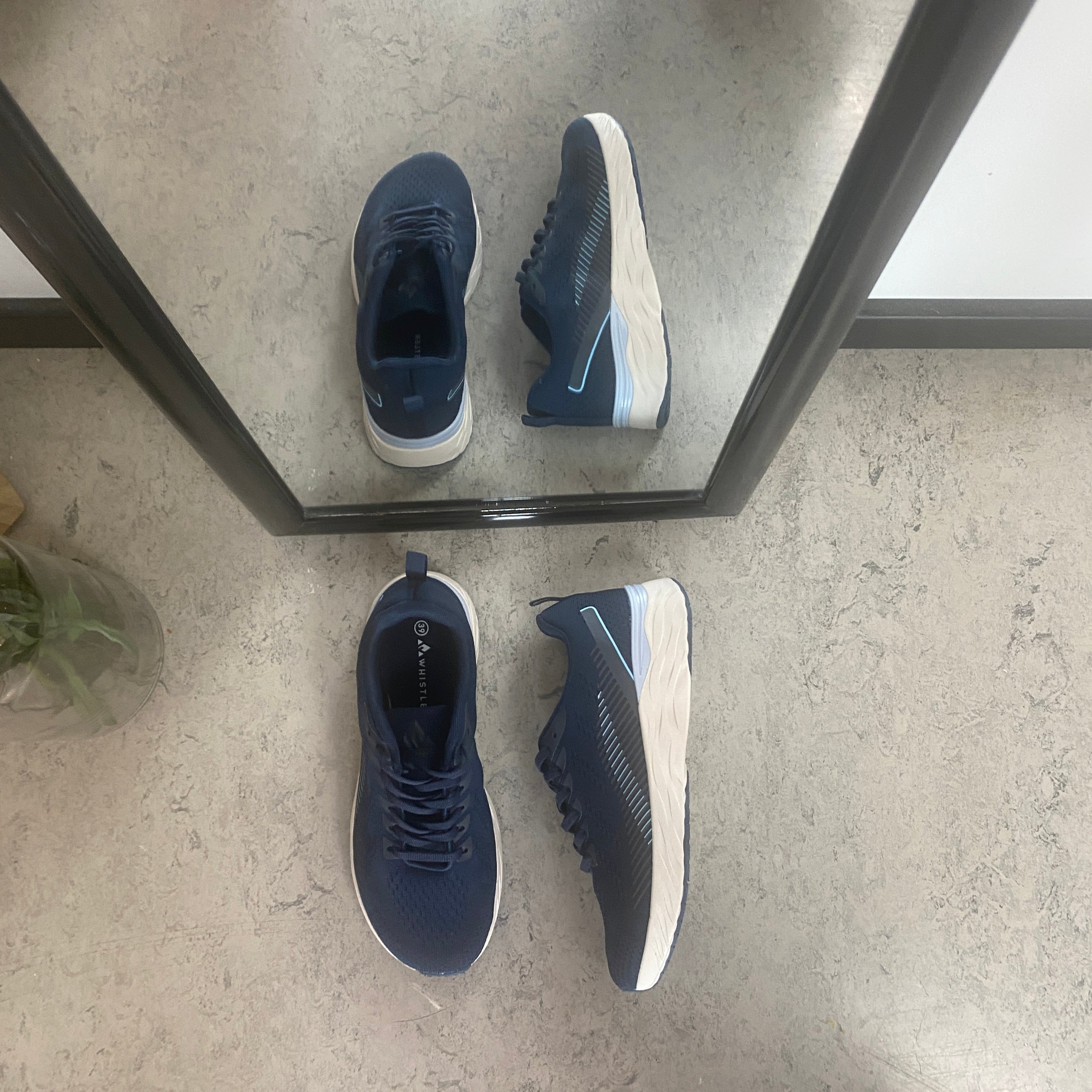 Linares W Wide Fit Shoe – mørkeblå lettvektsko med ekstra bredde