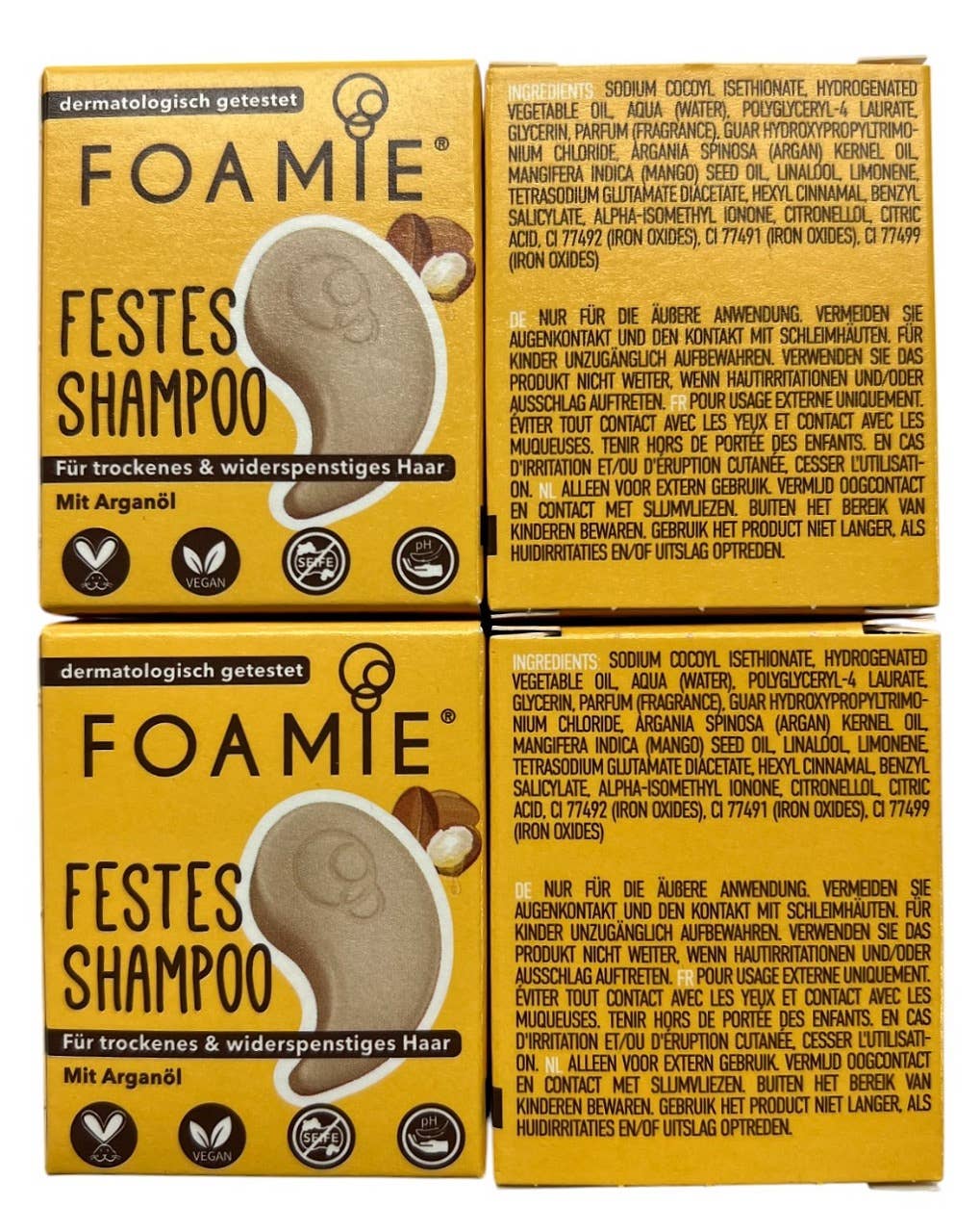 FOAMIE fast sjampo i reisestørrelse