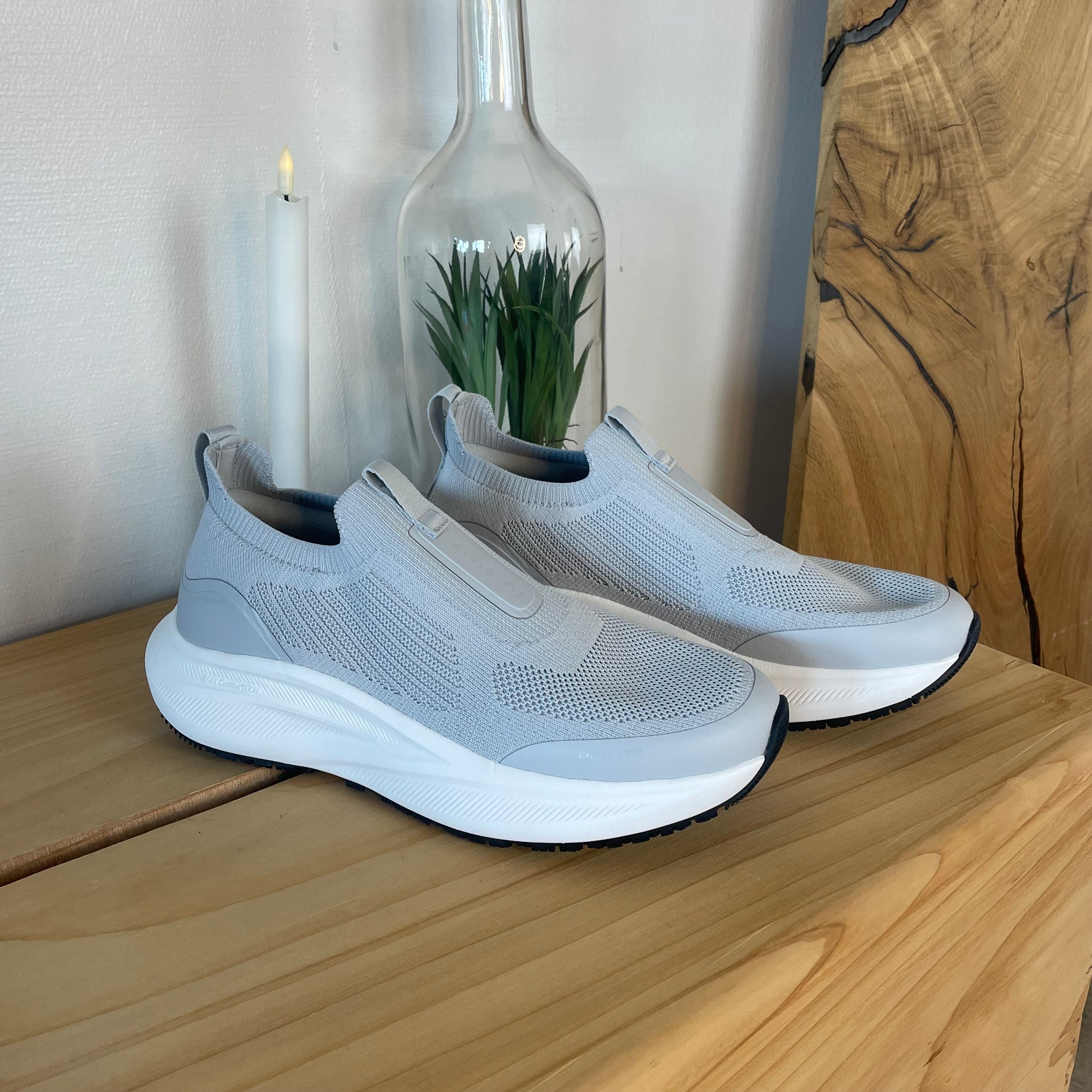 Slip-on arbeidssko med maksimal komfort og sklisikker såle