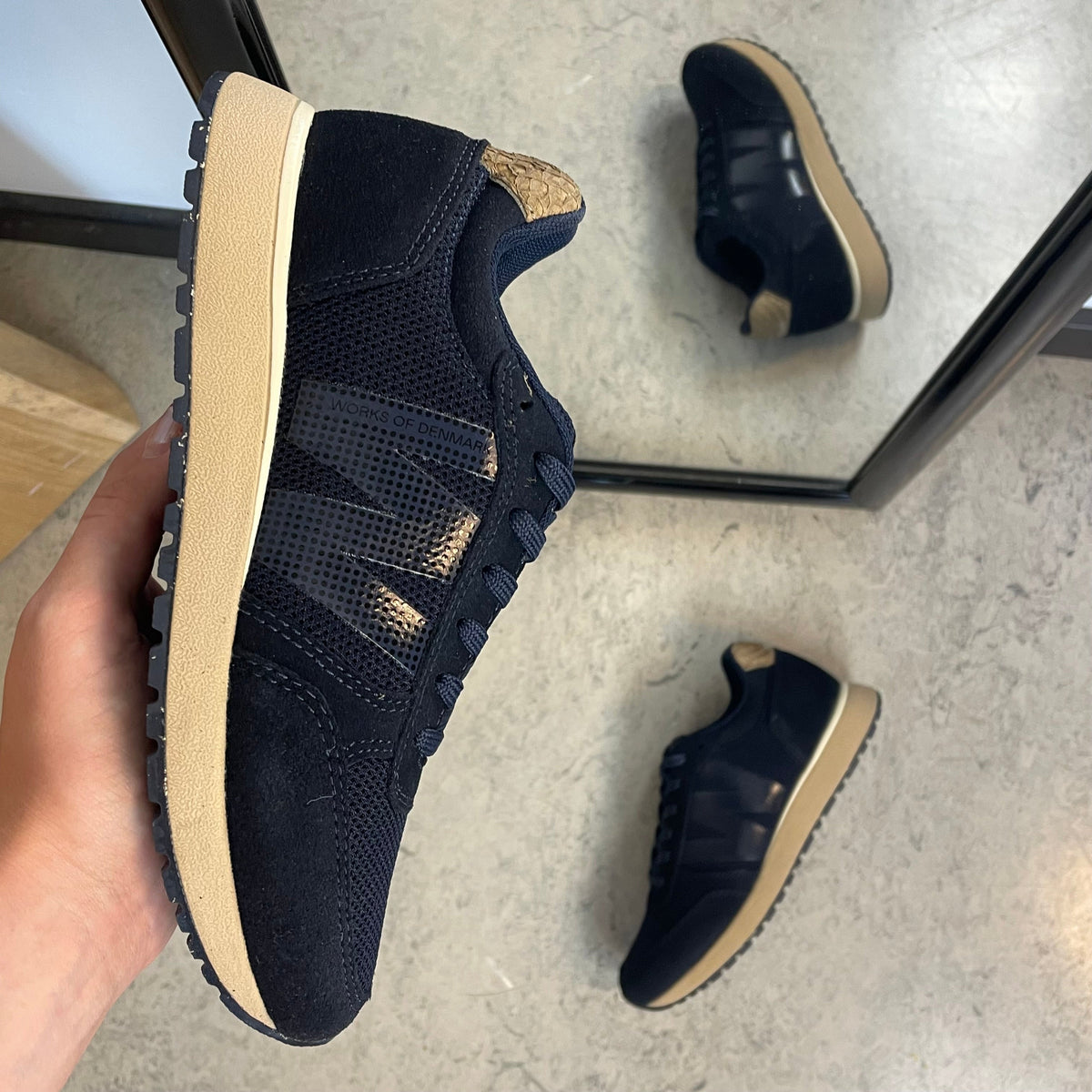 Woden Ydun Icon II – navy sneaker med sporty komfort