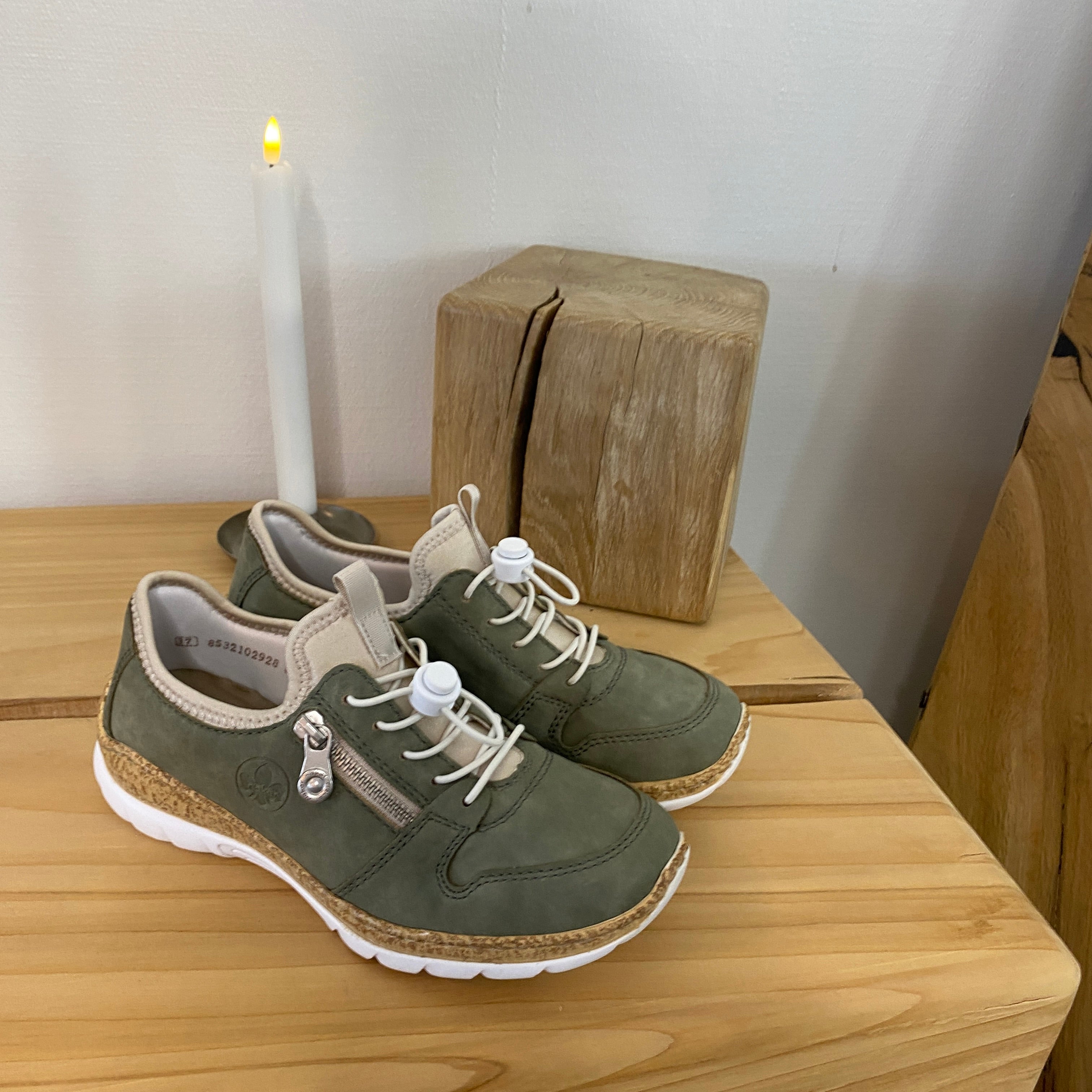 Rieker sneakers til dame – grønn