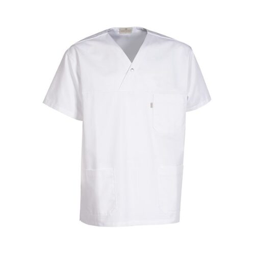 Unisex tunika med klassisk V-utringning
