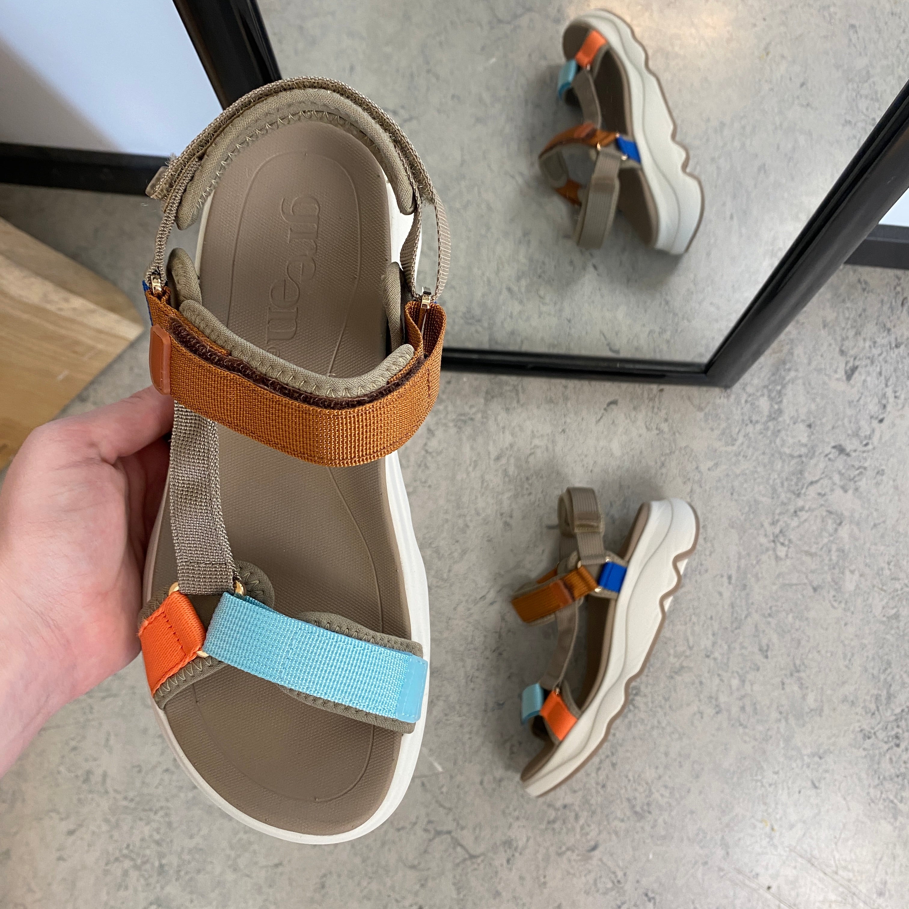 Green Comfort sandal - Lett, støtdempende sandal med optimal støtte hele dagen