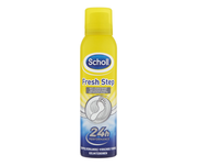 Antiperspirant-spray mot fotsvette fra Scholl