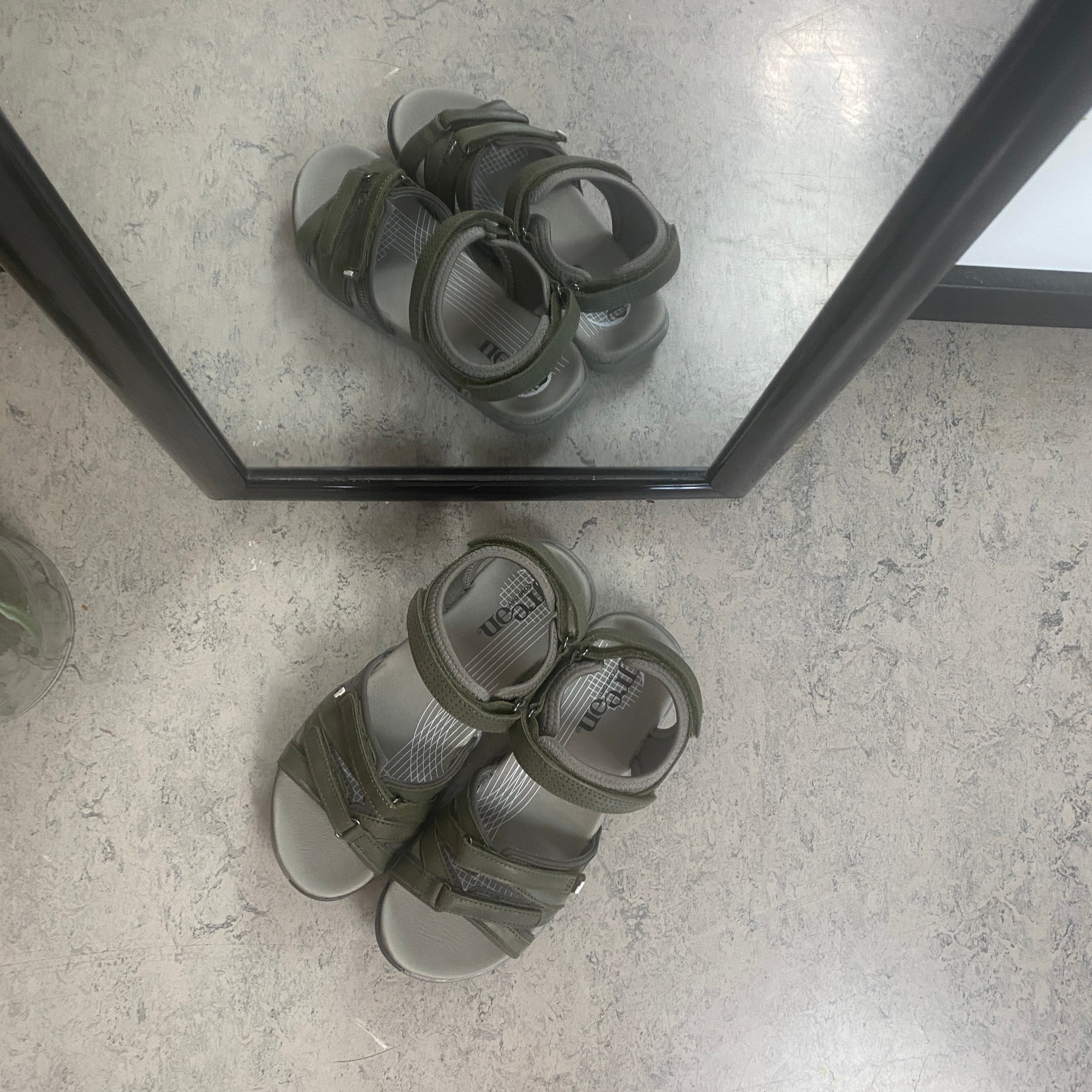 Green Comfort Corsica sandal – Olivengrønn