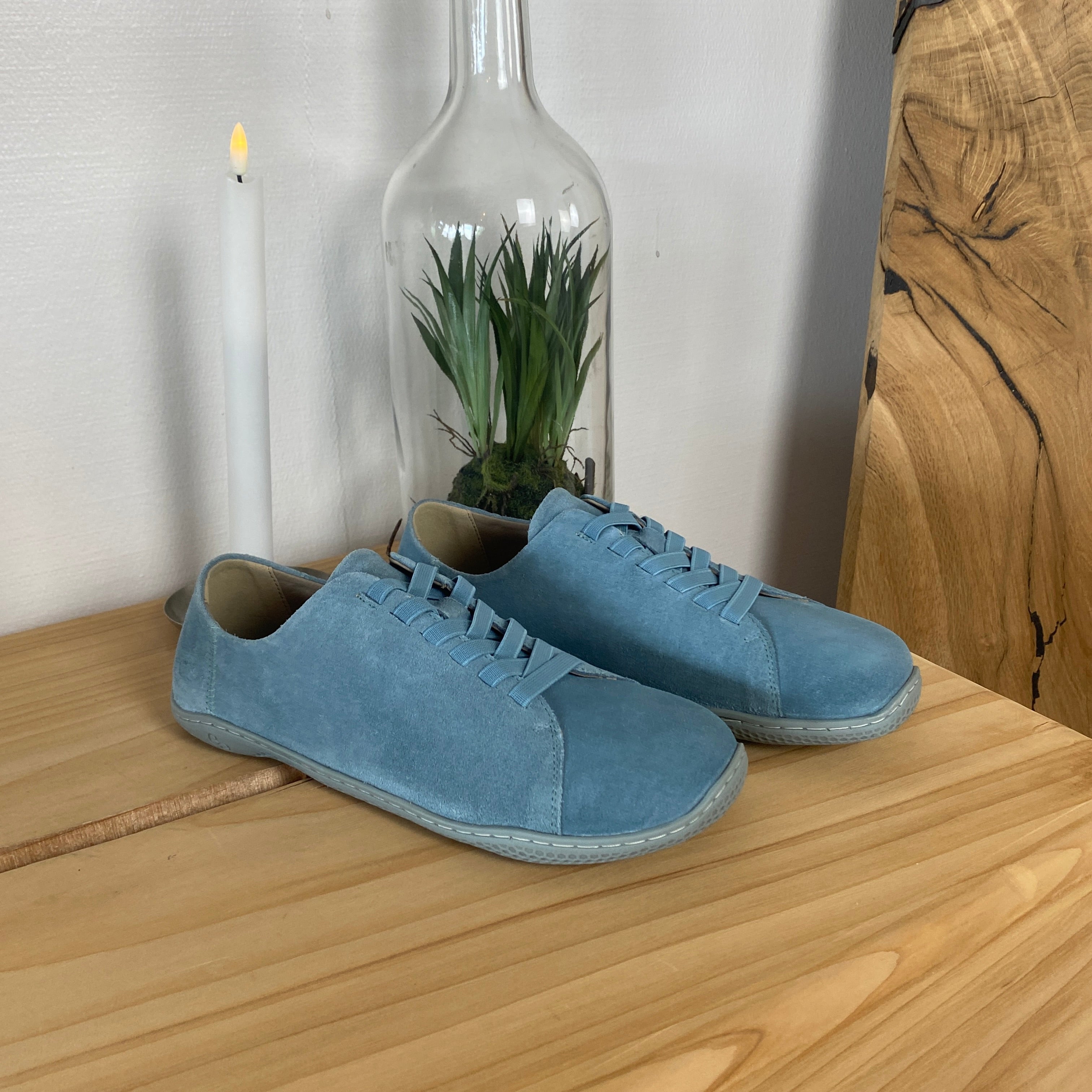 Green Comfort Leeds Lisa barfotsko i blå – fleksibel komfort & naturlig bevegelse