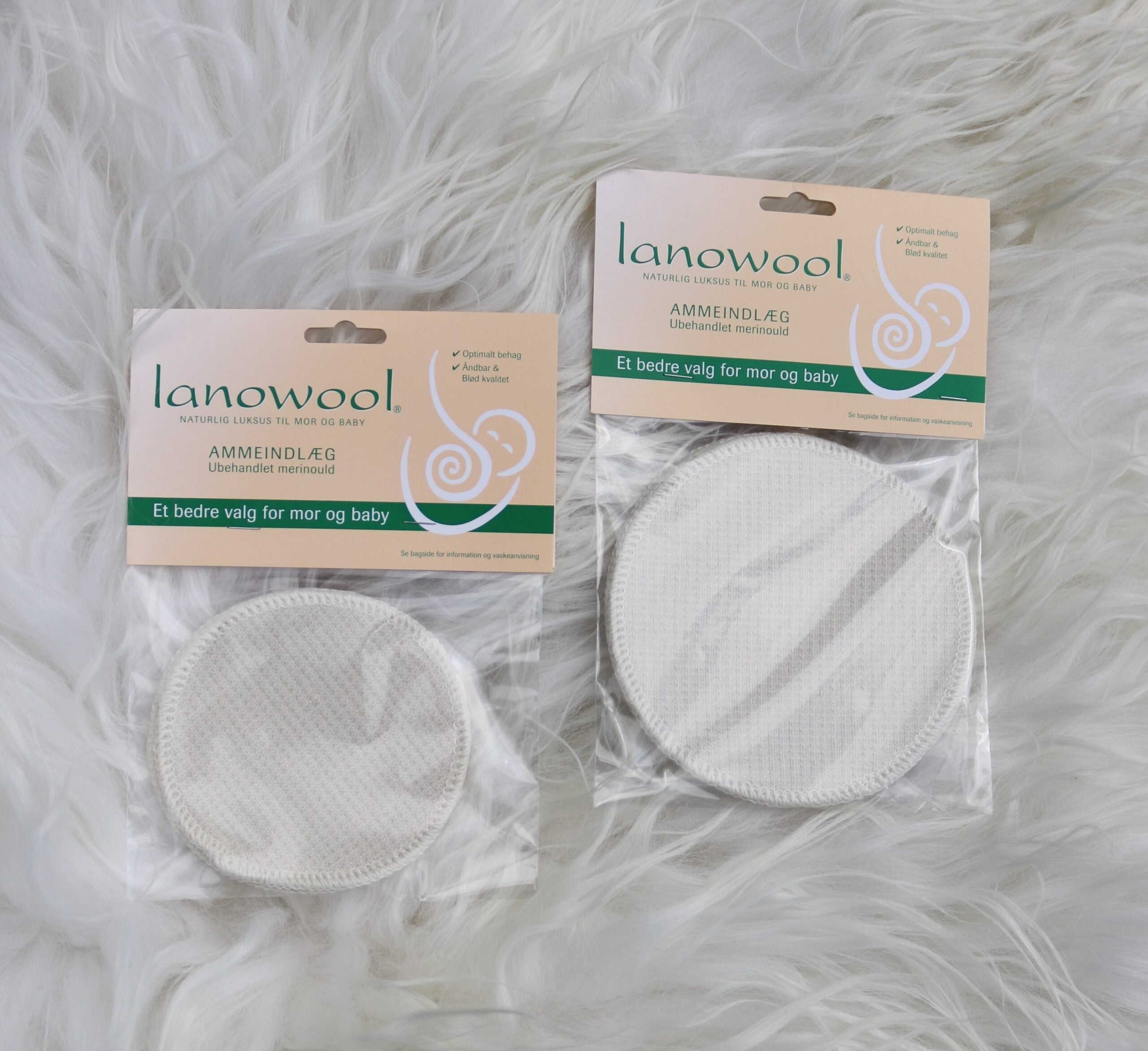 Lanowool ammeinnlegg 15 cm eller 12 cm