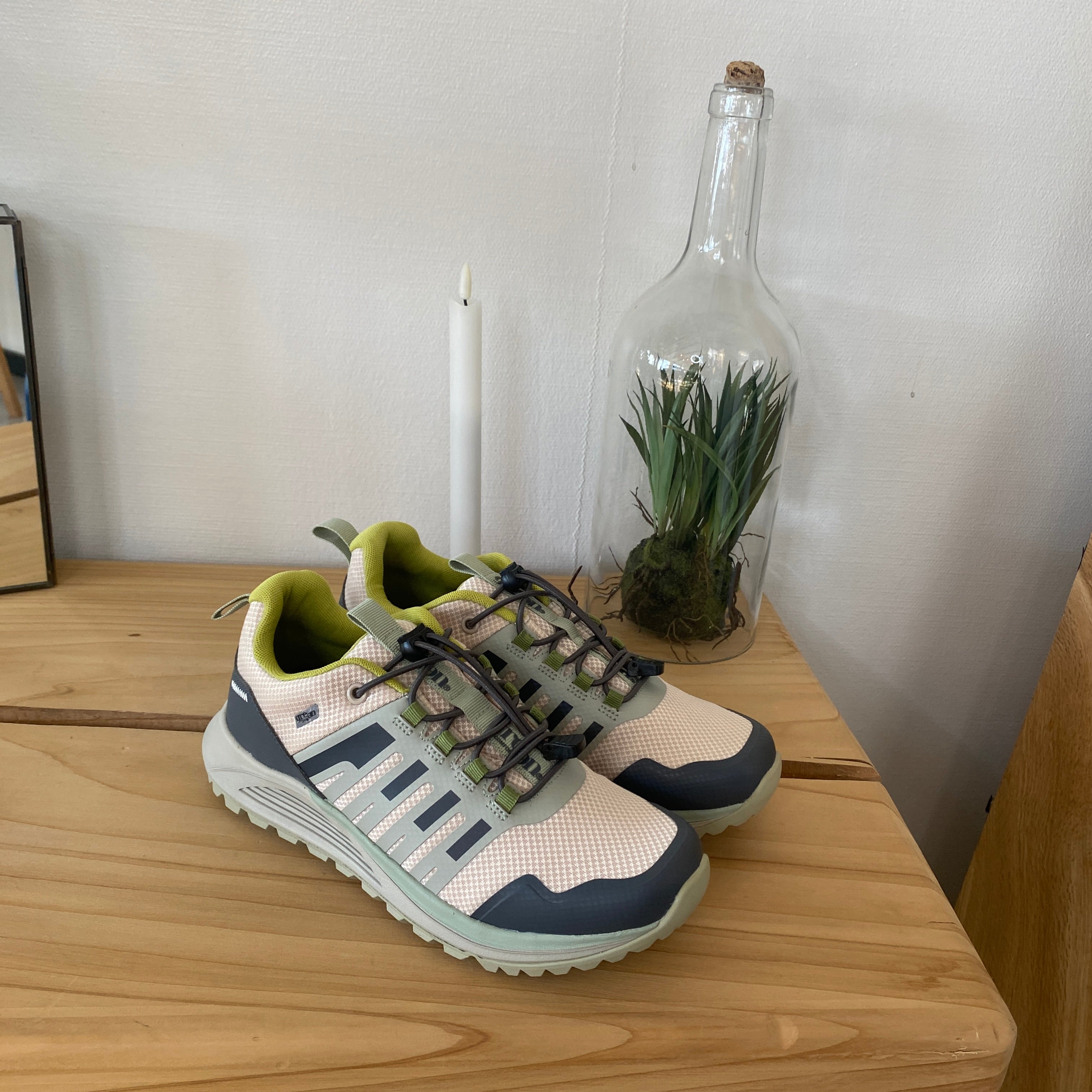 Vanntett vandrersko til dame i grønn fra Green Comfort