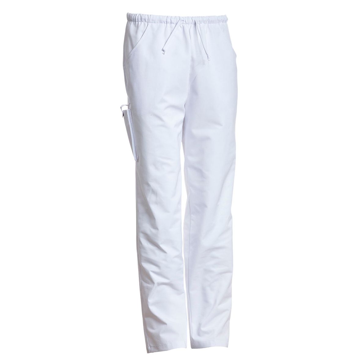 Nybo Hvite Unisex Club-Classic Bukser med mobillomme, komfort
