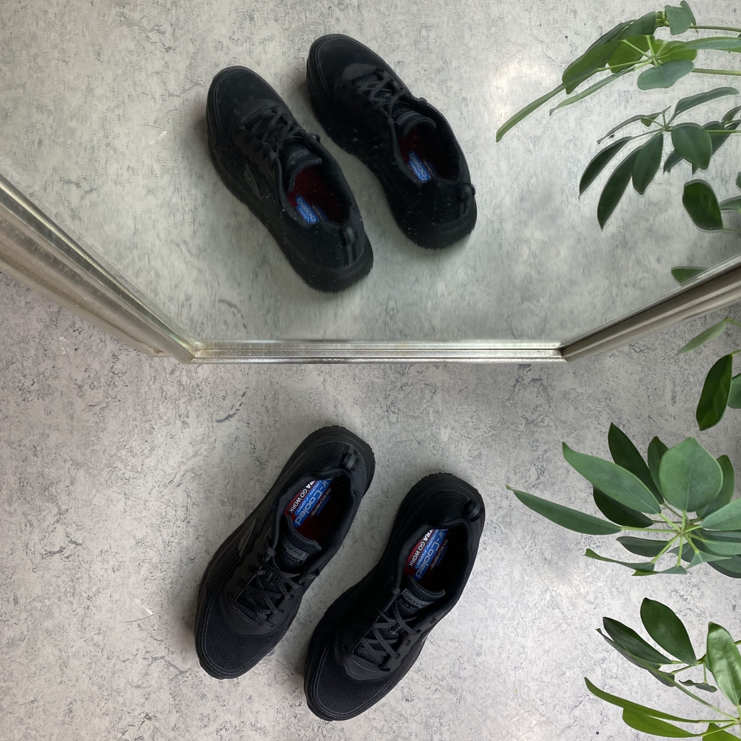 Herre Skechers Work med maks cushioning-såler