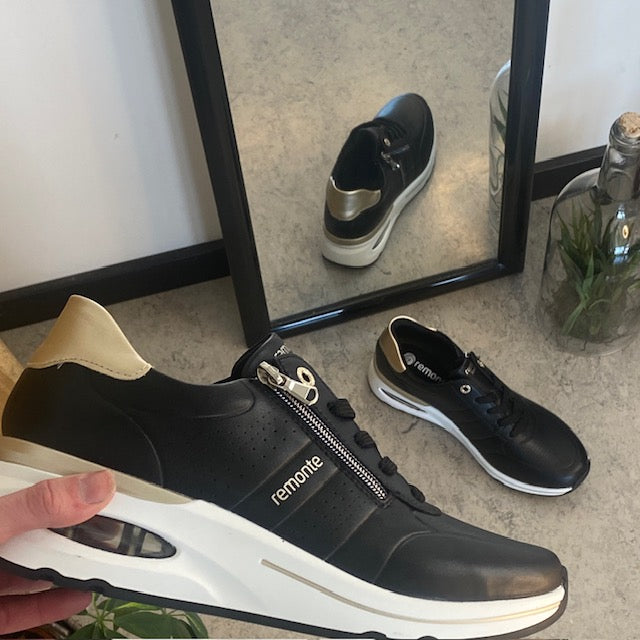 Komfortable sneakers fra Remonte med god svangstøtte
