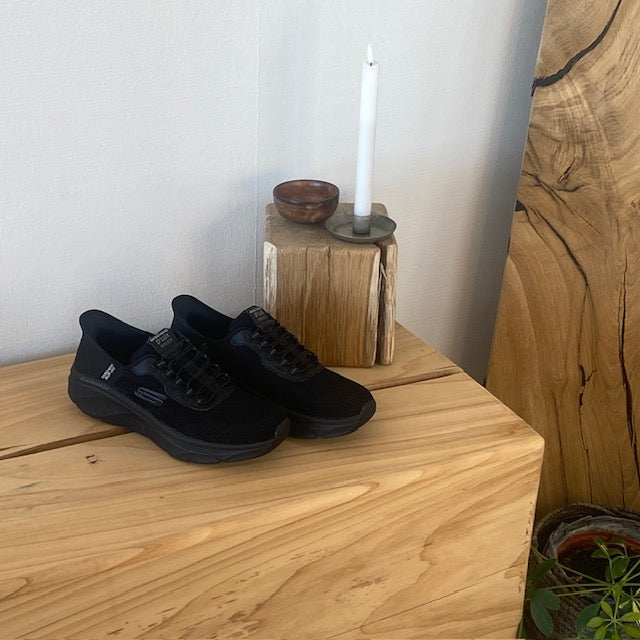 Sorte Skechers Slip-Ins med stretch-overdel