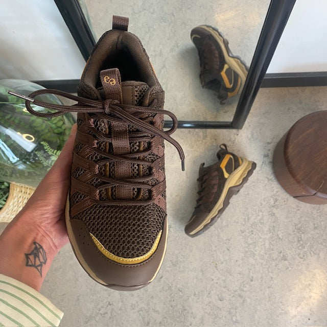 Brune Green Comfort-sko med god støtdemping
