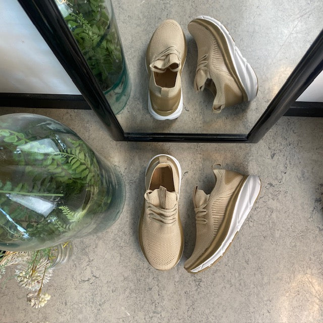 Beige Step-on-sko fra Rugged Gear