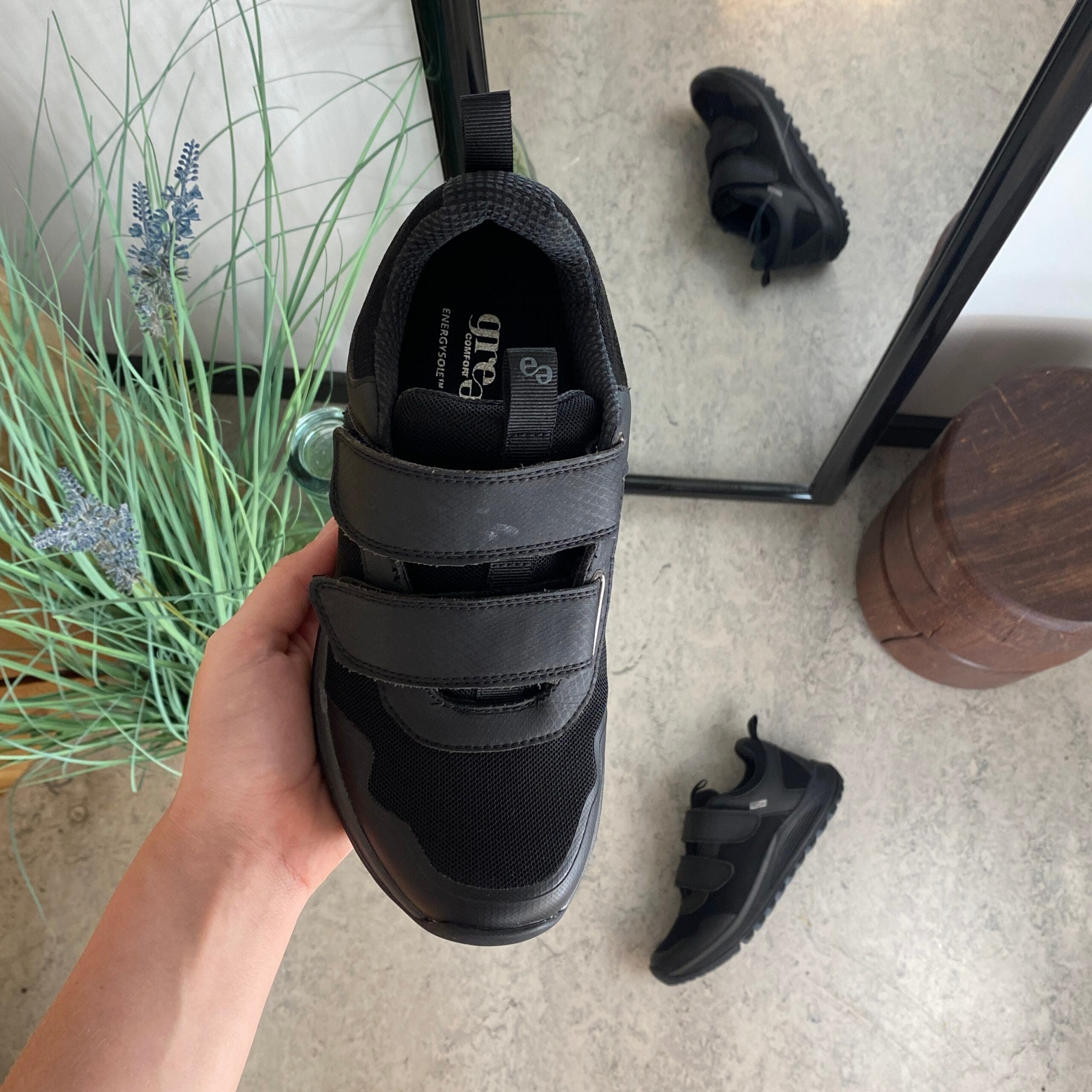 Green Comfort sko med borrelås