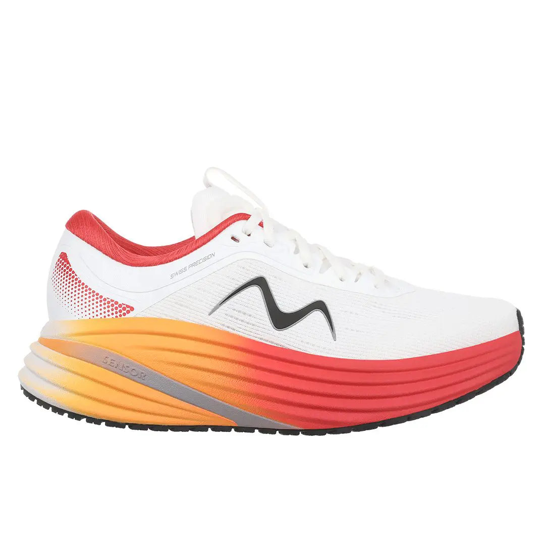 MBT M-3000 II White/Red – Bred løpesko med ekstra støtte og støtdemping