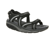Lila 6 Black Charcoal Grey – damesandal fra MBT