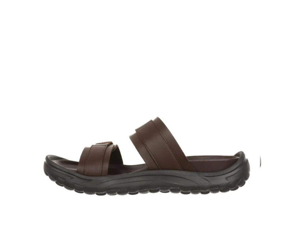 Brun herre slip-on sandal fra MBT med ergonomisk fotseng