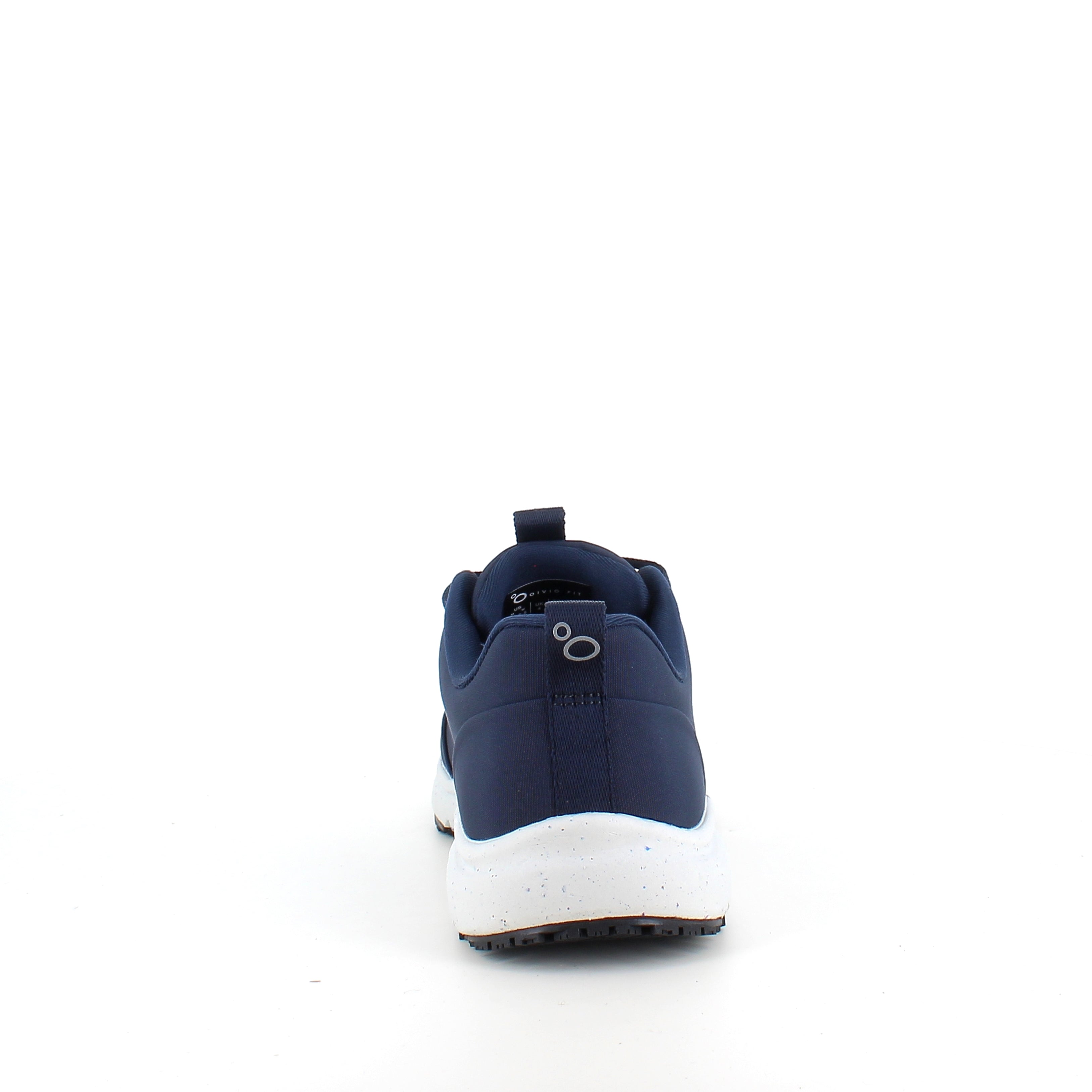Marineblå komfort-sneaker med sklisikker såle og vanntett membran