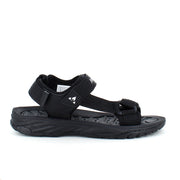 Svart sporty sandal fra Whistler med tre justerbare remmer