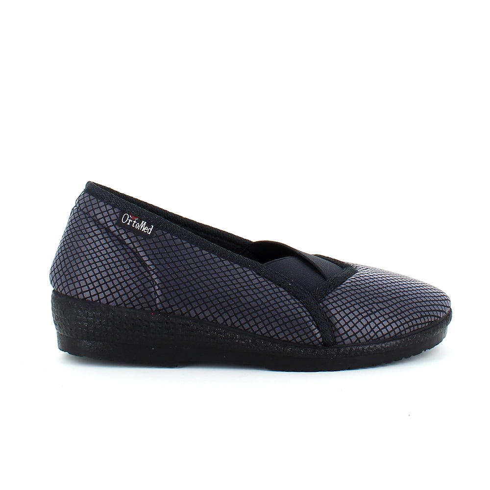 Bred slip-on-sko fra Ortomed