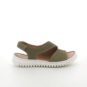 Myk grønn skinnsandale fra Relaxshoe