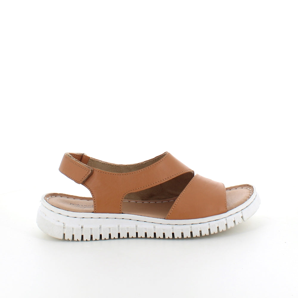 Myk brun skinnsandal fra Relaxshoe