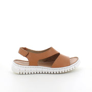 Myk brun skinnsandal fra Relaxshoe
