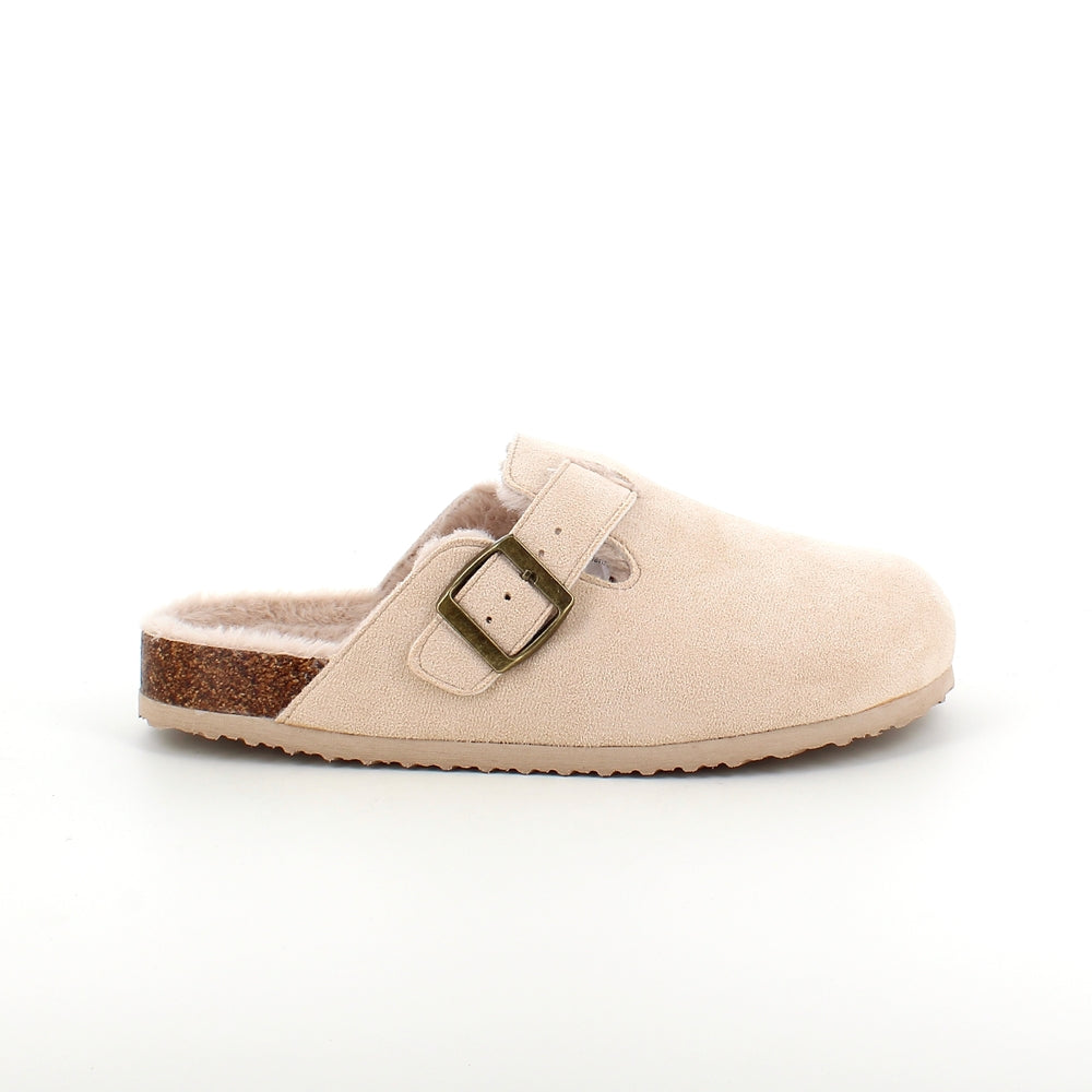 Lyse slip-on hjemmesko