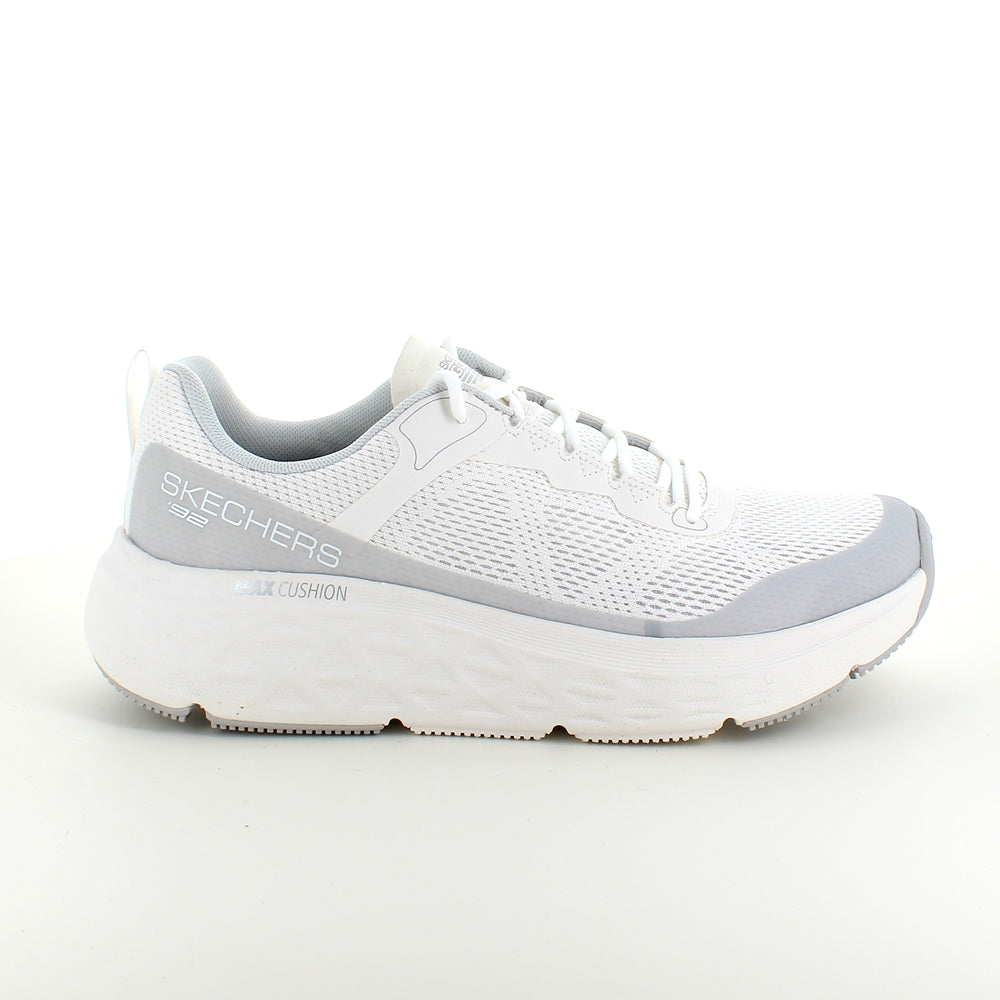 Hvit Skechers herresko med Max Cushioning