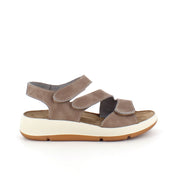 Elegant brun skinnsandal med justerbare remmer