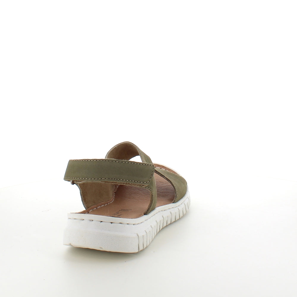 Myk grønn skinnsandale fra Relaxshoe