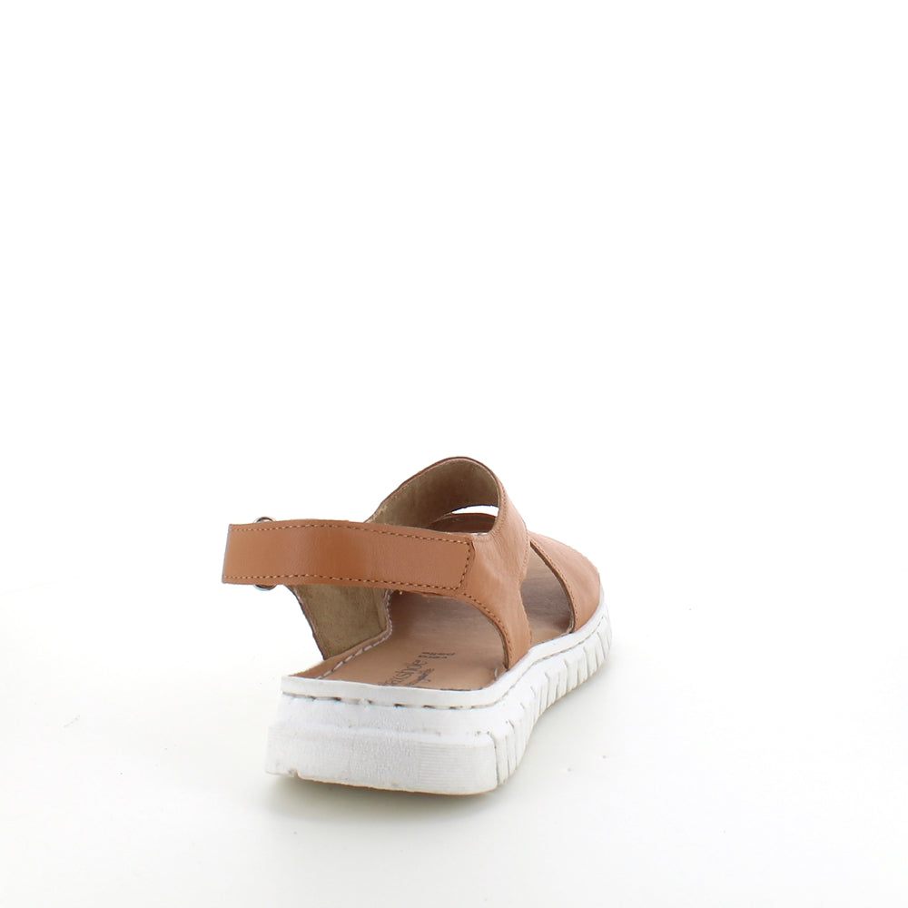 Myk brun skinnsandal fra Relaxshoe