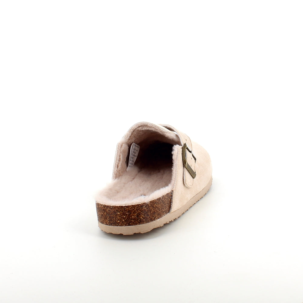 Lyse slip-on hjemmesko