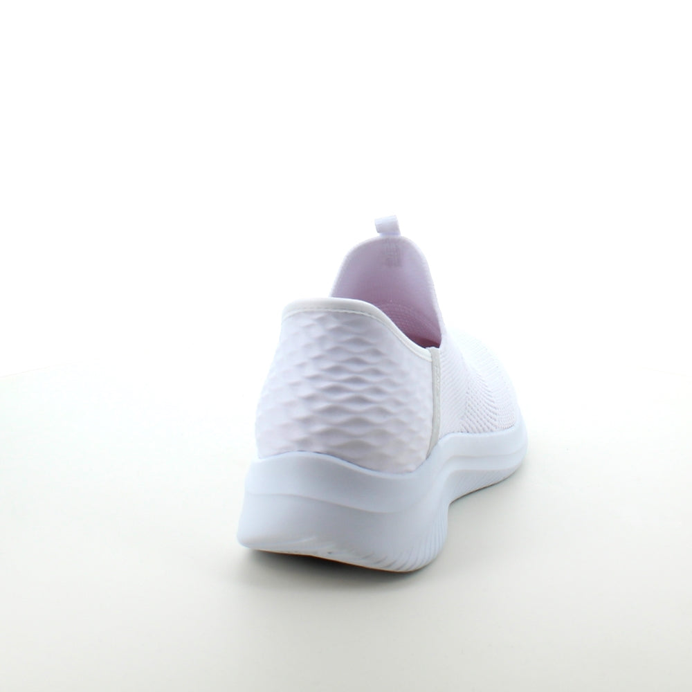 Hvite slip-ins fra Skechers