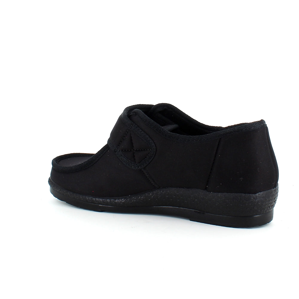 Bred ortopedisk sko med velcro og god plass