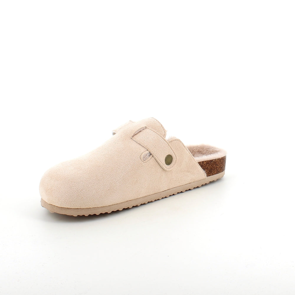 Lyse slip-on hjemmesko