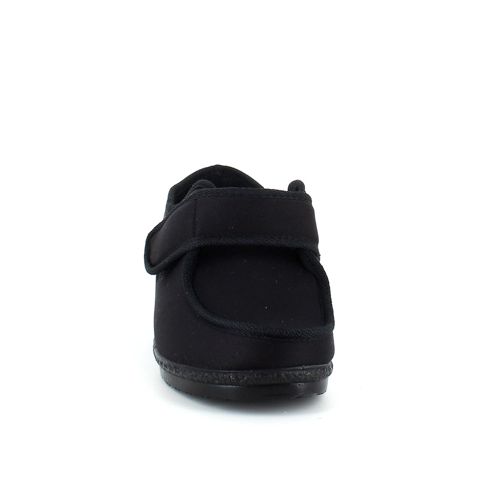 Bred ortopedisk sko med velcro og god plass