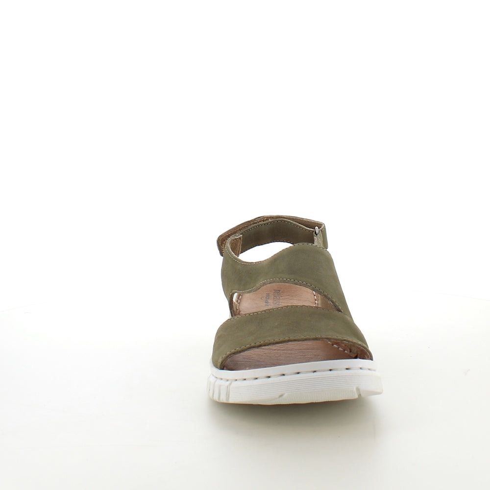 Myk grønn skinnsandale fra Relaxshoe