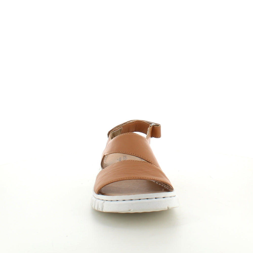 Myk brun skinnsandal fra Relaxshoe