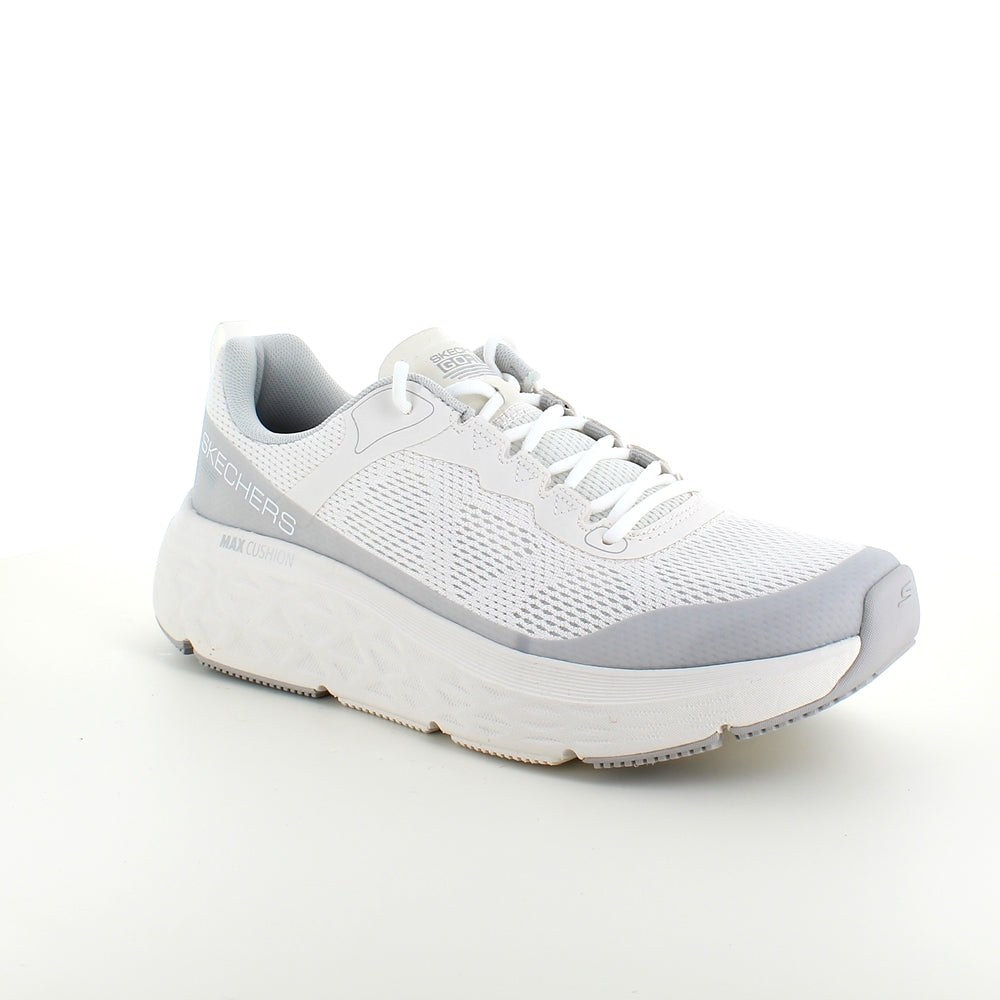 Hvit Skechers herresko med Max Cushioning